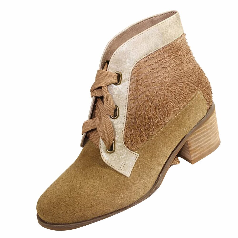 Antelope N52 Caroline Stone Lace Up Summer Ankle Bootie Size 36 (US 5-5.5) - Picture 5 of 10